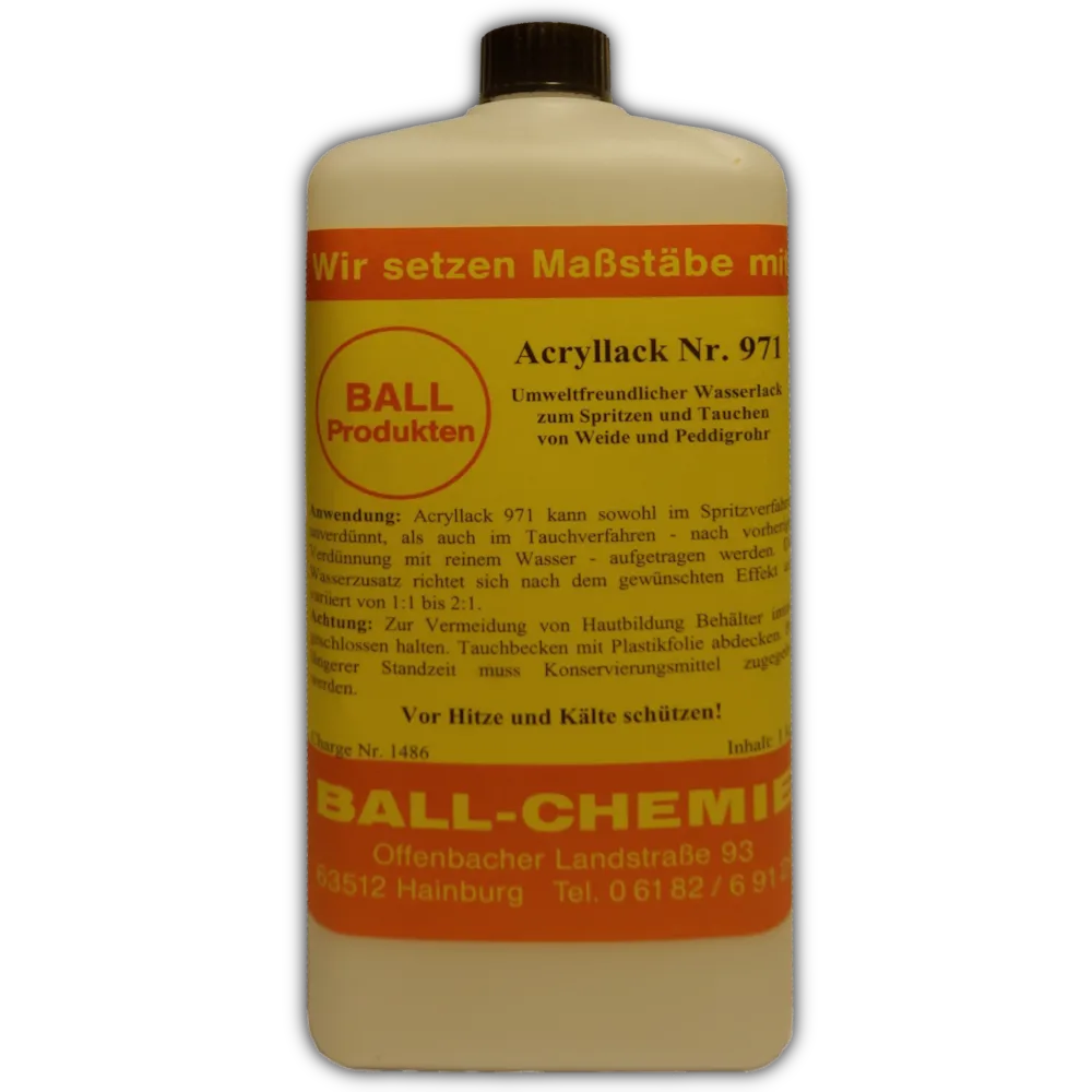 Korblack Acryllack für Peddigrohr & Weide 1kg