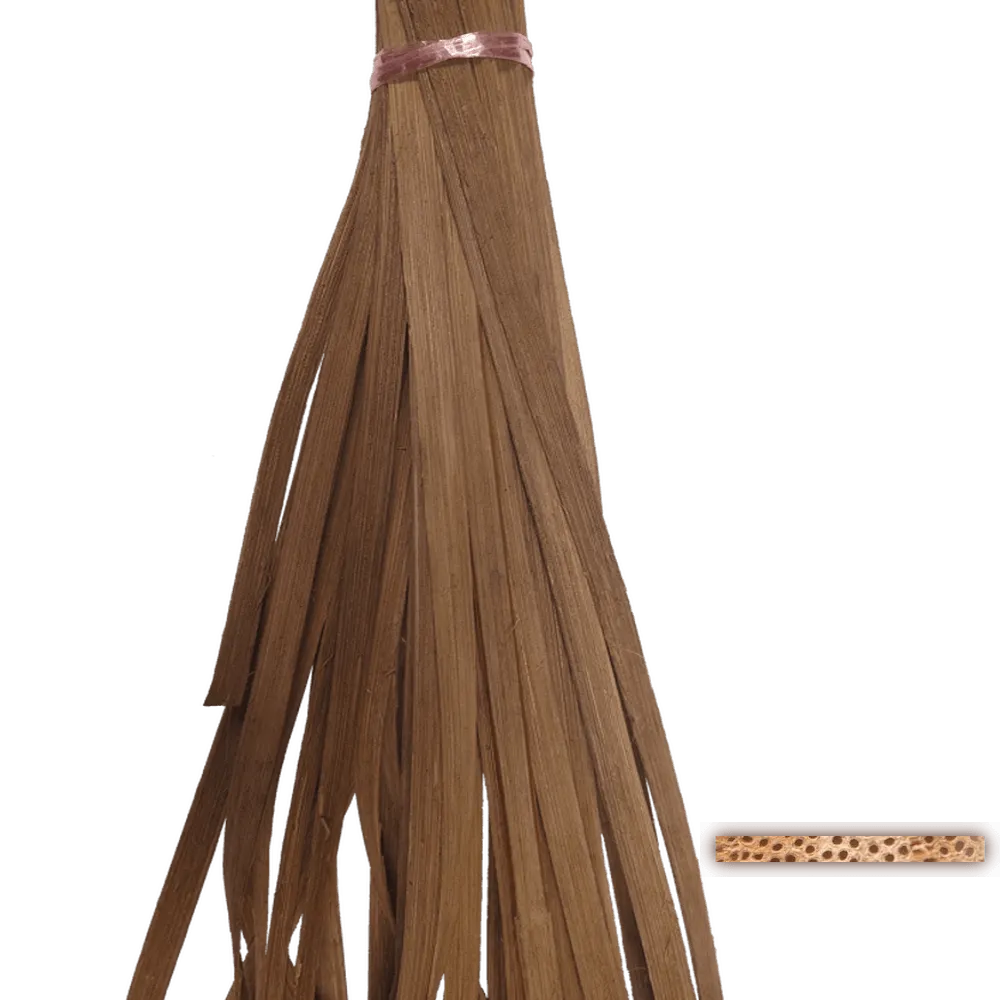 Peddigband Peddig Band Flechtband braun geräuchert 12mm 500g Bund