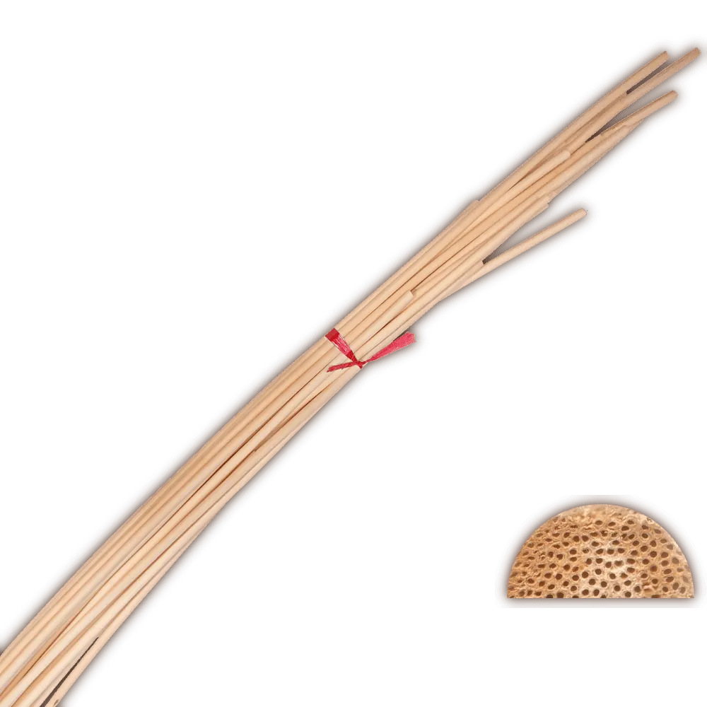 Peddigrohr Peddig gespalten 6mm Qualität Rotband