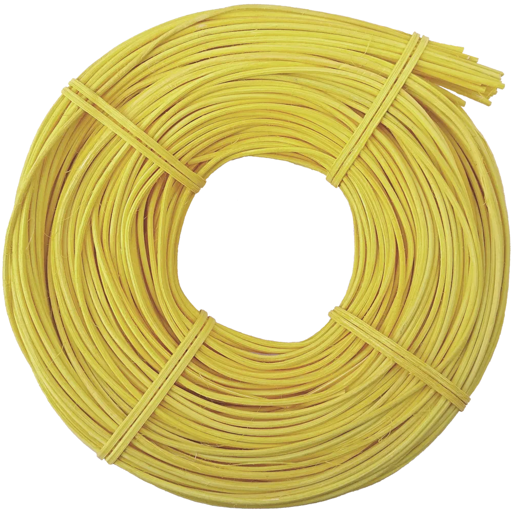 Peddigrohr Gelb Hellgelb Flechtmaterial Korbflechten
