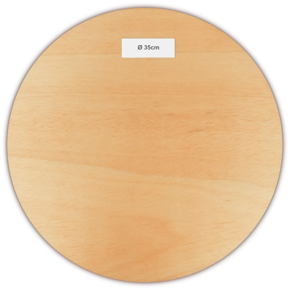 Korbflechtboden Korbboden Flechtboden rund Ø 35cm Sperrholz