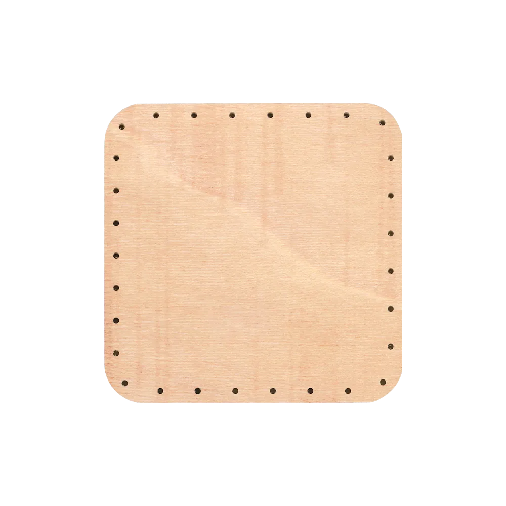 Korbflechtboden Flechtboden Boden Sperrholz gelocht quadratisch 15x15 cm