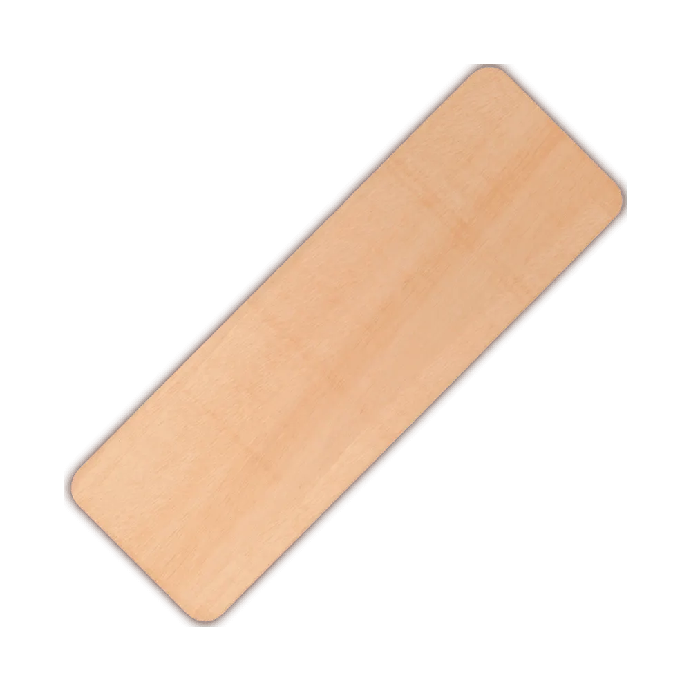 Korbflechtboden Baguetteboden Flechtboden Baguette 12 x 40 cm ungebohrt Sperrholz