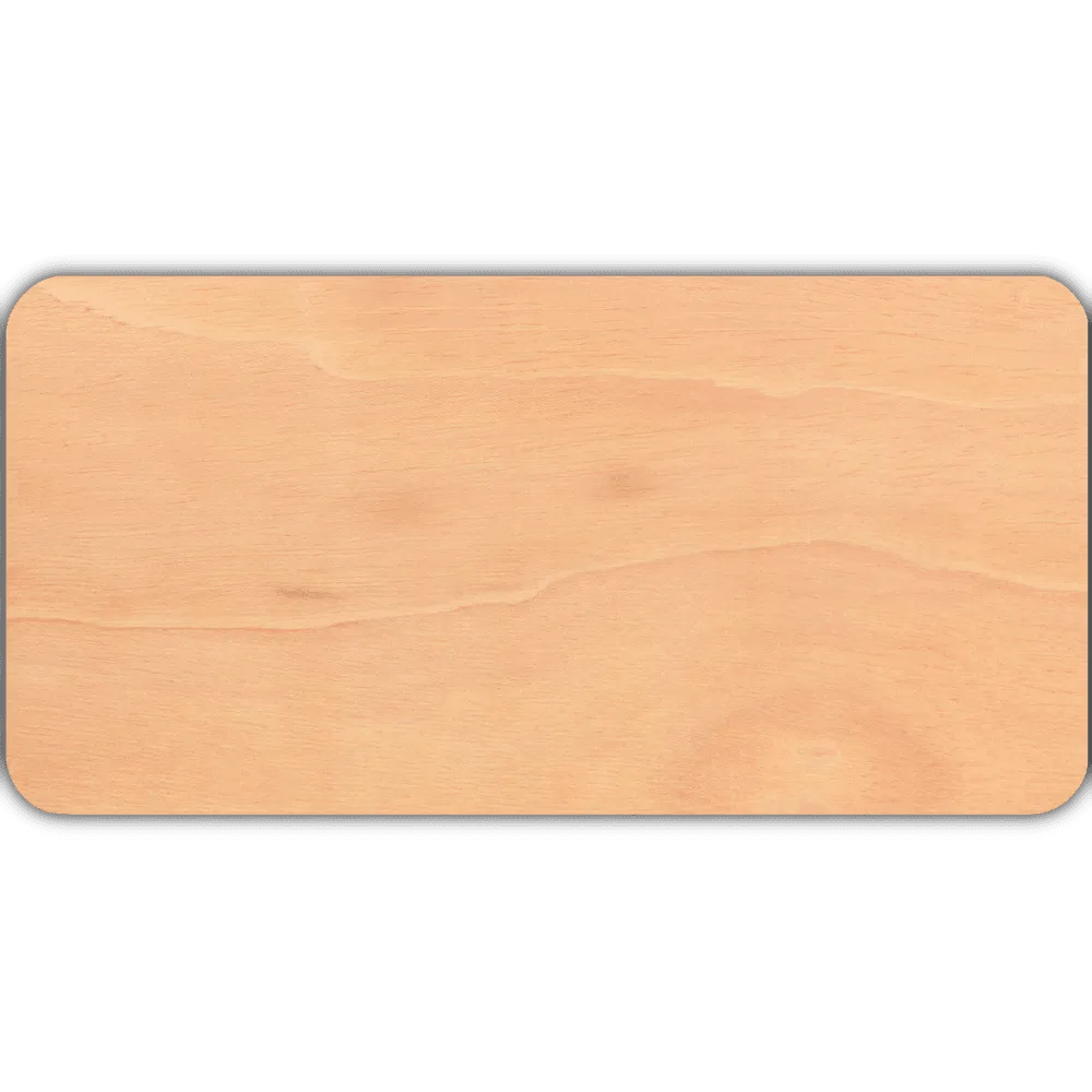 Korbflechtboden Brot Boden Flechtboden 18 x 36 cm ungebohrt Sperrholz