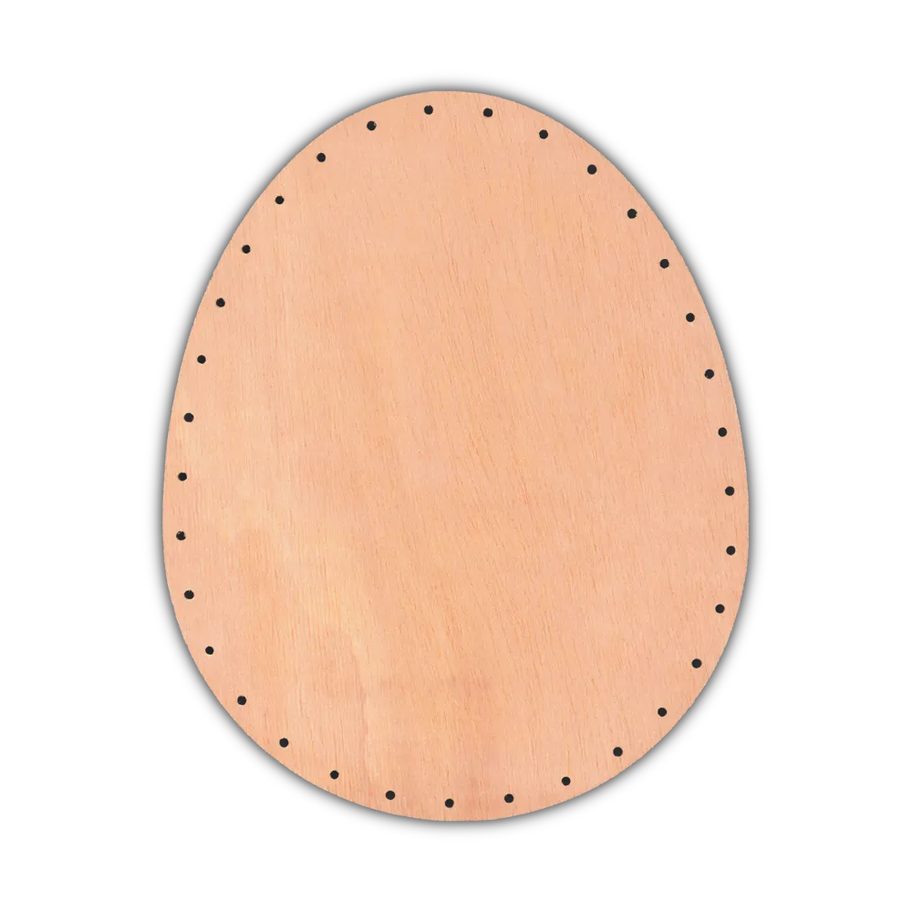 Korbflechtboden Flechtboden Ei Osterei 20x25 cm 33 Bohrungen